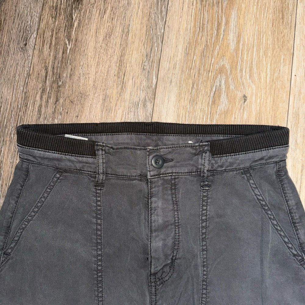 American Eagle Outfitters Gray Wide Leg Cargo Pants - Picture 4 of 7